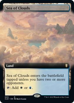 2022 Magic The Gathering Commander Legends: Battle for Baldur's Gate #605 Sea of Clouds Front