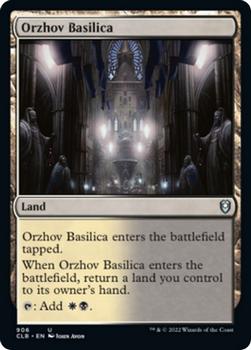 2022 Magic The Gathering Commander Legends: Battle for Baldur's Gate #906 Orzhov Basilica Front