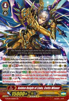 2017 Cardfight!! Vanguard G Fighters Collection 2017 #5 Golden Knight of Links, Celtis Winner Front