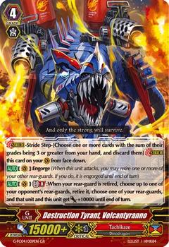 2017 Cardfight!! Vanguard G Fighters Collection 2017 #9 Destruction Tyrant, Volcantyranno Front