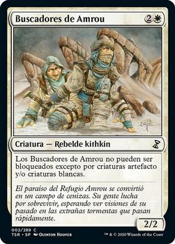 2021 Magic The Gathering Time Spiral Remastered (Spanish) #2 Buscadores de Amrou Front