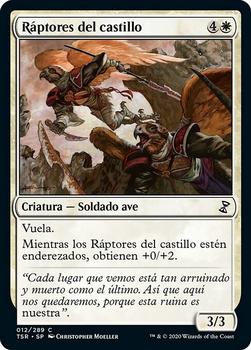 2021 Magic The Gathering Time Spiral Remastered (Spanish) #12 Ráptores del castillo Front