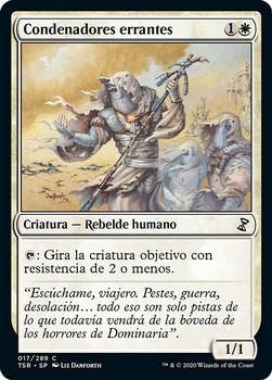 2021 Magic The Gathering Time Spiral Remastered (Spanish) #17 Condenadores errantes Front