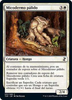 2021 Magic The Gathering Time Spiral Remastered (Spanish) #31 Micodermo pálido Front