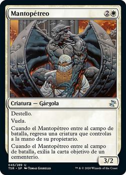 2021 Magic The Gathering Time Spiral Remastered (Spanish) #45 Mantopétreo Front