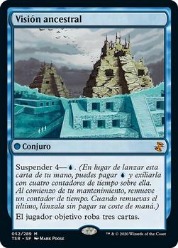 2021 Magic The Gathering Time Spiral Remastered (Spanish) #52 Visión ancestral Front