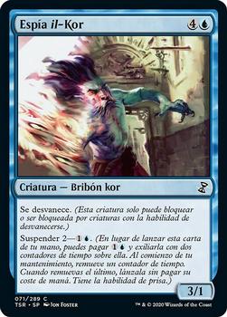 2021 Magic The Gathering Time Spiral Remastered (Spanish) #71 Espía il-Kor Front