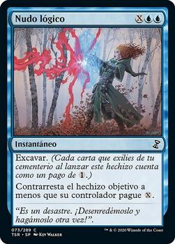 2021 Magic The Gathering Time Spiral Remastered (Spanish) #73 Nudo lógico Front