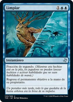 2021 Magic The Gathering Time Spiral Remastered (Spanish) #100 Limpiar Front