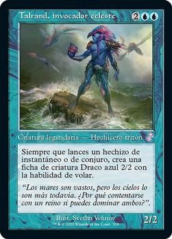 2021 Magic The Gathering Time Spiral Remastered (Spanish) #318 Talrand, invocador celeste Front