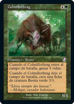 2021 Magic The Gathering Time Spiral Remastered (Spanish) #368 Colmillothrag Front