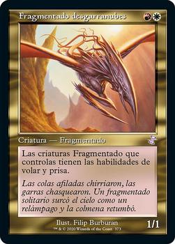 2021 Magic The Gathering Time Spiral Remastered (Spanish) #373 Fragmentado desgarranubes Front