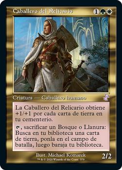 2021 Magic The Gathering Time Spiral Remastered (Spanish) #379 Caballero del Relicario Front