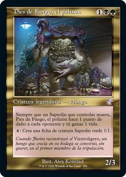 2021 Magic The Gathering Time Spiral Remastered (Spanish) #386 Pies de Fango, el polizón Front