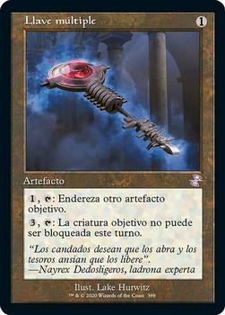 2021 Magic The Gathering Time Spiral Remastered (Spanish) #398 Llave múltiple Front