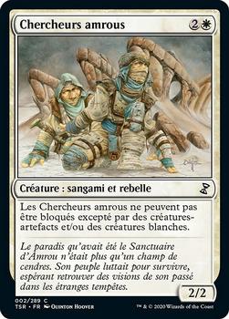 2021 Magic The Gathering Time Spiral Remastered (French) #2 Chercheurs amrous Front