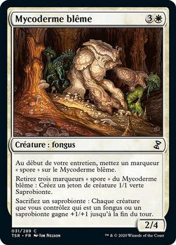 2021 Magic The Gathering Time Spiral Remastered (French) #31 Mycoderme blême Front