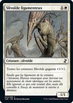 2021 Magic The Gathering Time Spiral Remastered (French) #44 Slivoïde ligamenteux Front