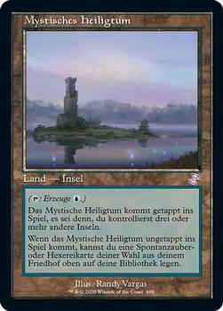 2021 Magic The Gathering Time Spiral Remastered (German) #408 Mystisches Heiligtum Front