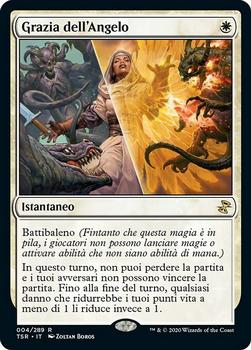 2021 Magic The Gathering Time Spiral Remastered (Italian) #4 Grazia dell'Angelo Front