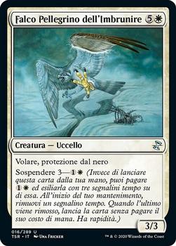2021 Magic The Gathering Time Spiral Remastered (Italian) #16 Falco Pellegrino dell'Imbrunire Front