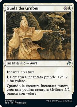 2021 Magic The Gathering Time Spiral Remastered (Italian) #19 Guida dei Grifoni Front