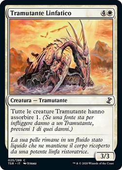 2021 Magic The Gathering Time Spiral Remastered (Italian) #25 Tramutante Linfatico Front