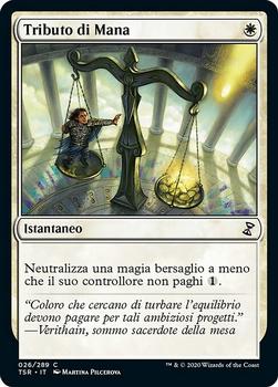 2021 Magic The Gathering Time Spiral Remastered (Italian) #26 Tributo di Mana Front
