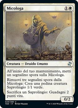 2021 Magic The Gathering Time Spiral Remastered (Italian) #29 Micologa Front