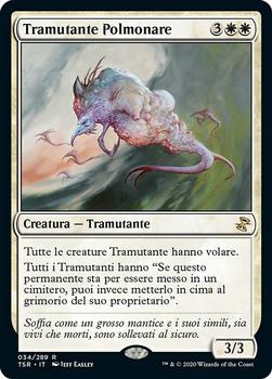 2021 Magic The Gathering Time Spiral Remastered (Italian) #34 Tramutante Polmonare Front