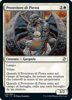2021 Magic The Gathering Time Spiral Remastered (Italian) #45 Protettore di Pietra Front