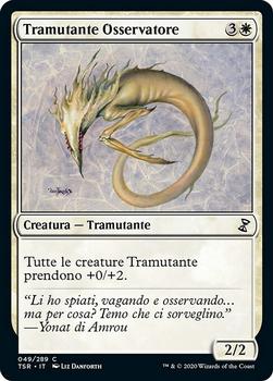2021 Magic The Gathering Time Spiral Remastered (Italian) #49 Tramutante Osservatore Front
