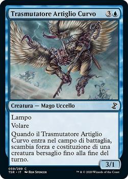 2021 Magic The Gathering Time Spiral Remastered (Italian) #59 Trasmutatore Artiglio Curvo Front