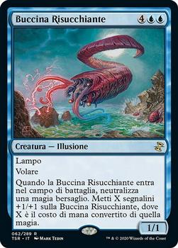 2021 Magic The Gathering Time Spiral Remastered (Italian) #62 Buccina Risucchiante Front