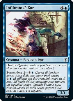 2021 Magic The Gathering Time Spiral Remastered (Italian) #71 Infiltrato il-Kor Front