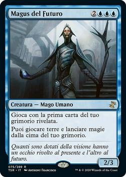 2021 Magic The Gathering Time Spiral Remastered (Italian) #75 Magus del Futuro Front