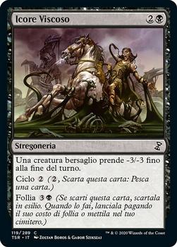2021 Magic The Gathering Time Spiral Remastered (Italian) #119 Icore Viscoso Front