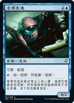 2021 Magic The Gathering Time Spiral Remastered (Chinese Traditional) #54 受縛生魂 Front