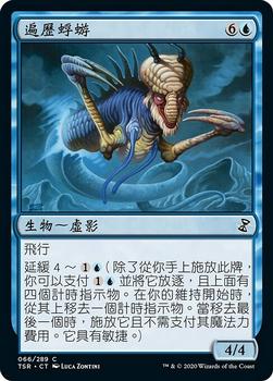 2021 Magic The Gathering Time Spiral Remastered (Chinese Traditional) #66 遍歷蜉蝣 Front