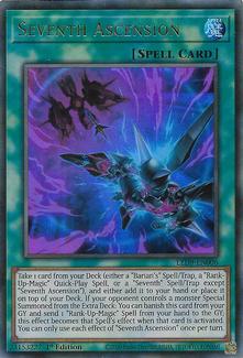 2022 Yu-Gi-Oh! Legendary Duelists: Duels From the Deep English #LED9-EN006 Seventh Ascension Front