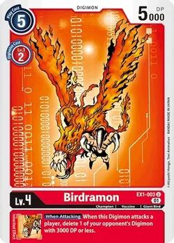 2021 Digimon Classic Collection #EX1-003 Birdramon Front