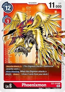 2021 Digimon Classic Collection #EX1-010 Phoenixmon Front
