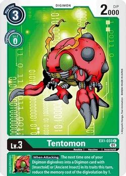 2021 Digimon Classic Collection #EX1-033 Tentomon Front