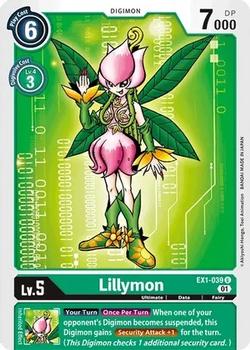 2021 Digimon Classic Collection #EX1-039 Lillymon Front