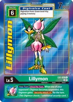 2021 Digimon Classic Collection #EX1-039 Lillymon Front