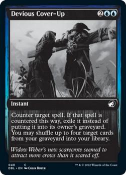 2021 Magic The Gathering Innistrad: Double Feature #48 Devious Cover-Up Front
