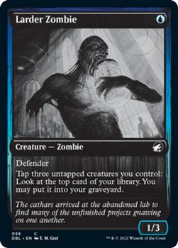 2021 Magic The Gathering Innistrad: Double Feature #58 Larder Zombie Front