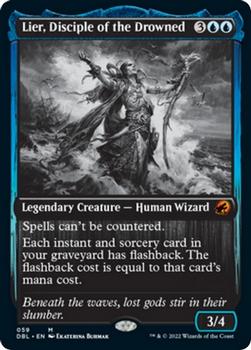2021 Magic The Gathering Innistrad: Double Feature #59 Lier, Disciple of the Drowned Front