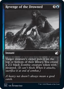 2021 Magic The Gathering Innistrad: Double Feature #72 Revenge of the Drowned Front