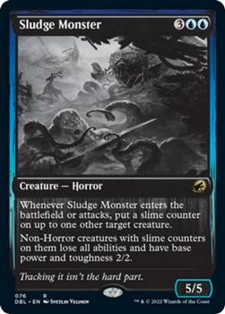 2021 Magic The Gathering Innistrad: Double Feature #76 Sludge Monster Front
